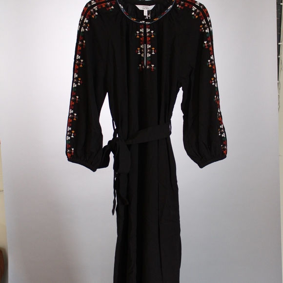 & Other Stories Embroidered Peasant Maxi Dress - Picture 5 of 8